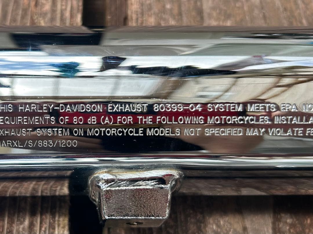 613様　04〜13 適合　北米仕様　バロニーカットスリップオンマフラー