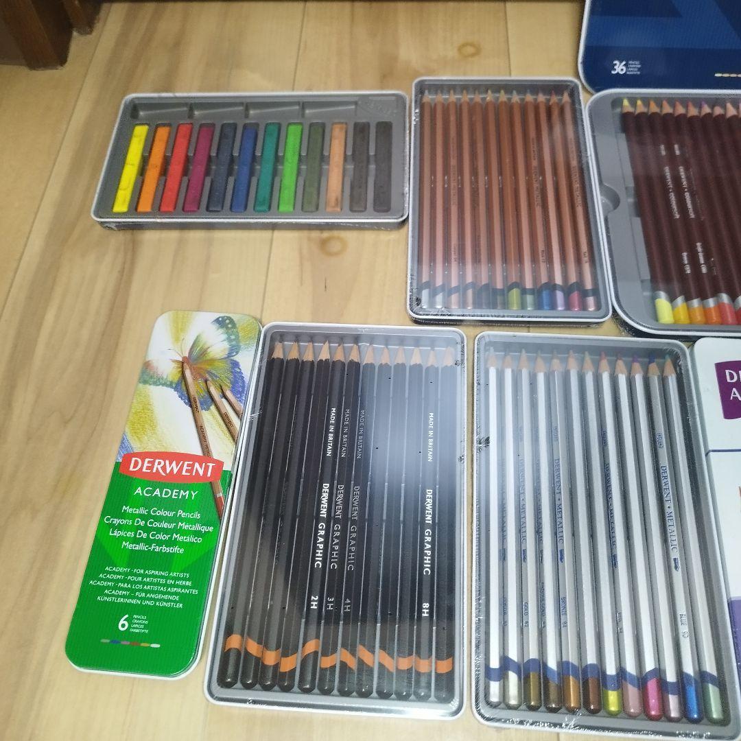 【15点まとめ売り】DERWENT 色鉛筆 スケッチブックなど 未使用