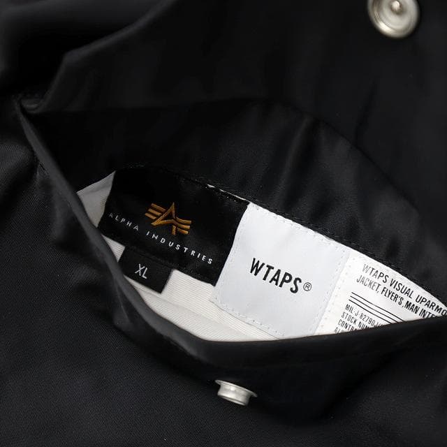 WTAPS フライトジャケット ブルゾン 04(XL) BLACK(ブラック)