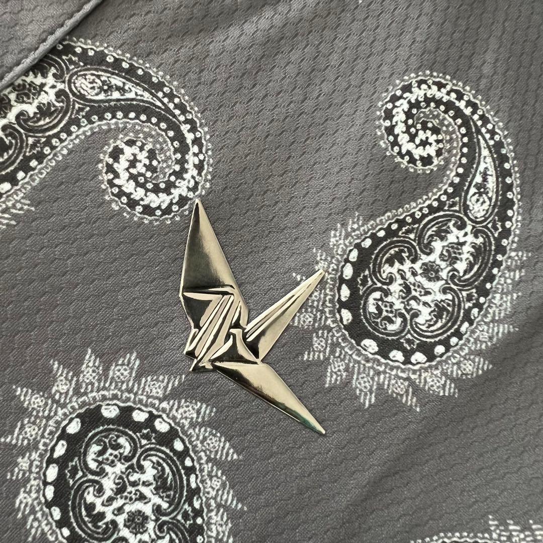 1piu1uguale3 GOLF ペイズリー 総柄　ポロシャツ　メンズ　L V