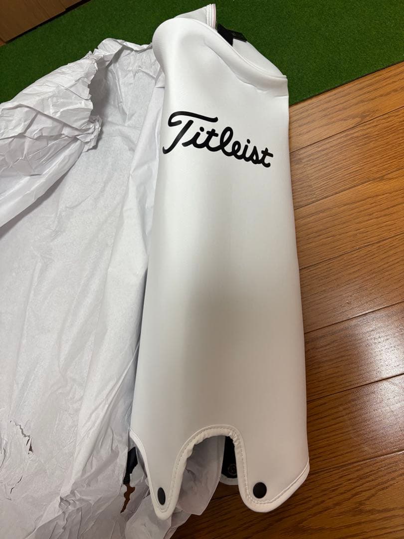 Titleist キャディーバッグ ホワイト 軽量9型 TB23ACBA-16