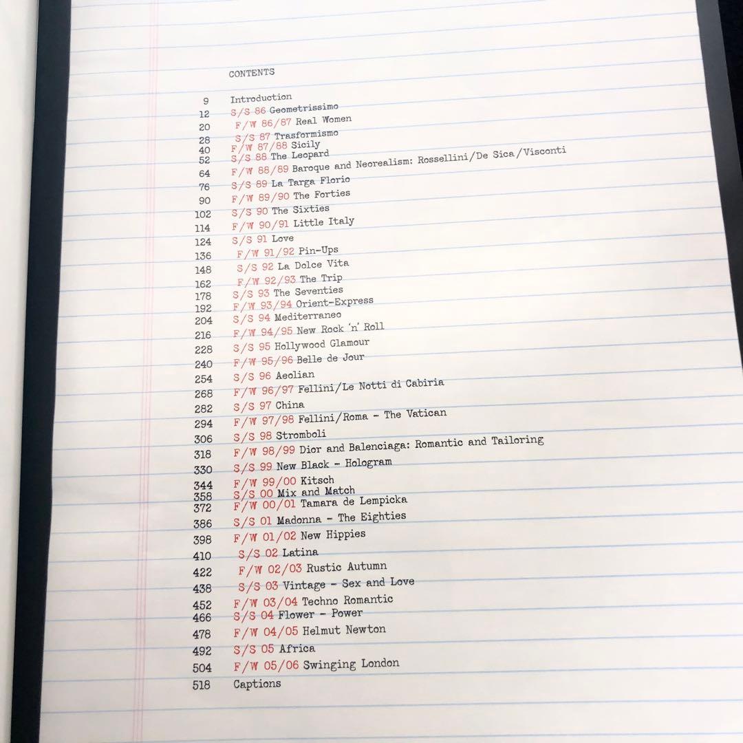 ドルチェ＆ガッバーナ 20周年記念 写真集 Dolce & Gabbana