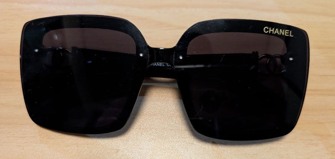 ​【美品】CHANEL シャネル サングラス チェーンモチーフ ココマーク