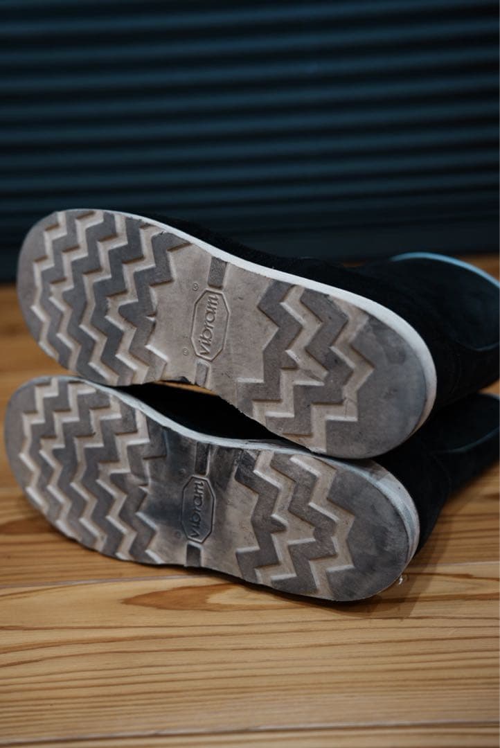 美品KEYSTONE SHOE CO.ペコジニアブーツ黒ラフアウト11D福禄寿