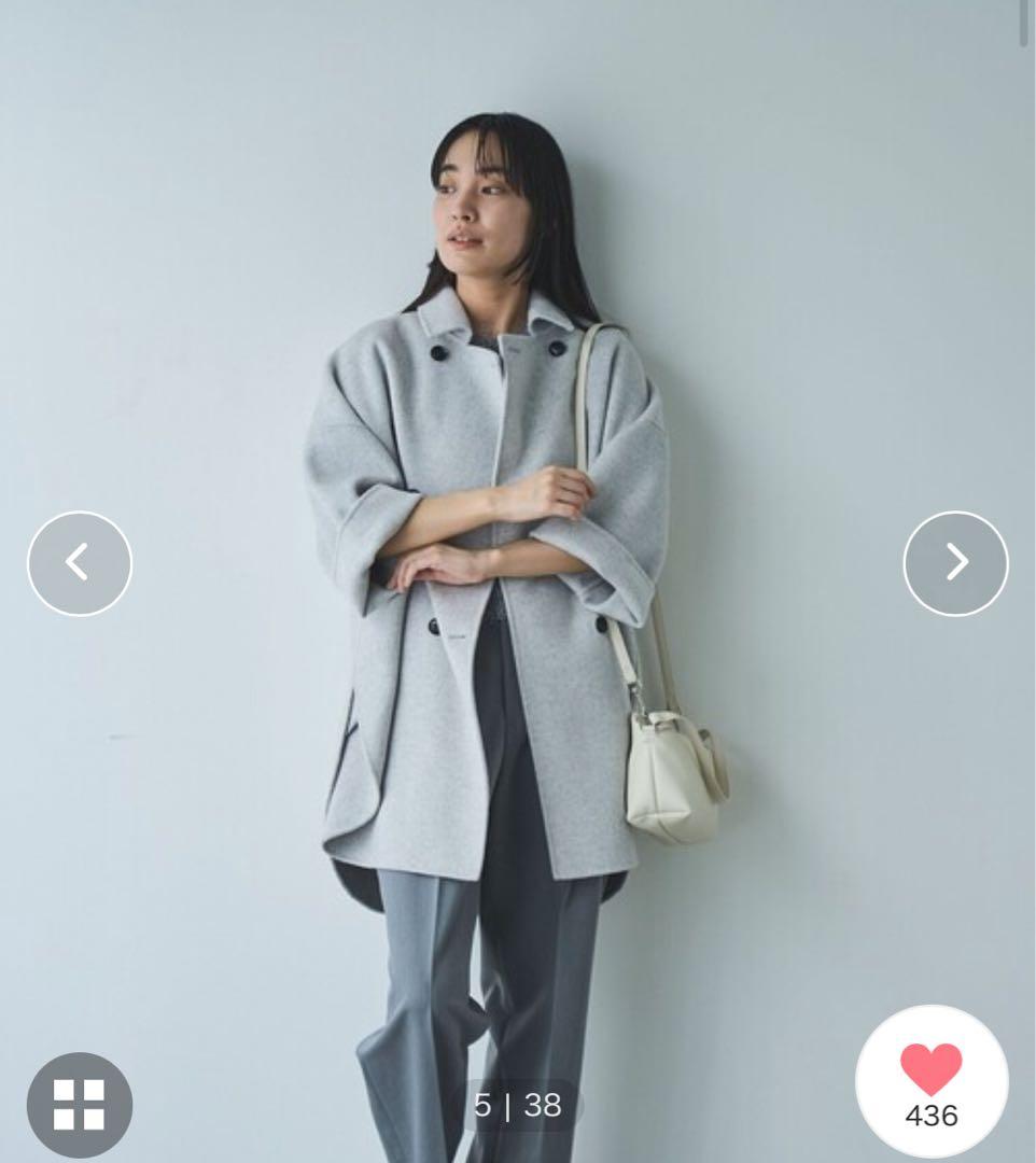 未使用　Ronel by coen ウールコート　リバーコート