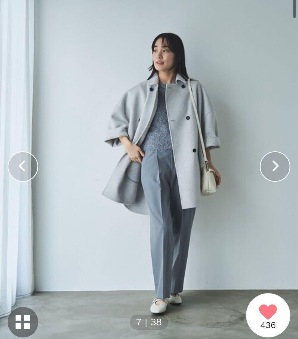 未使用　Ronel by coen ウールコート　リバーコート