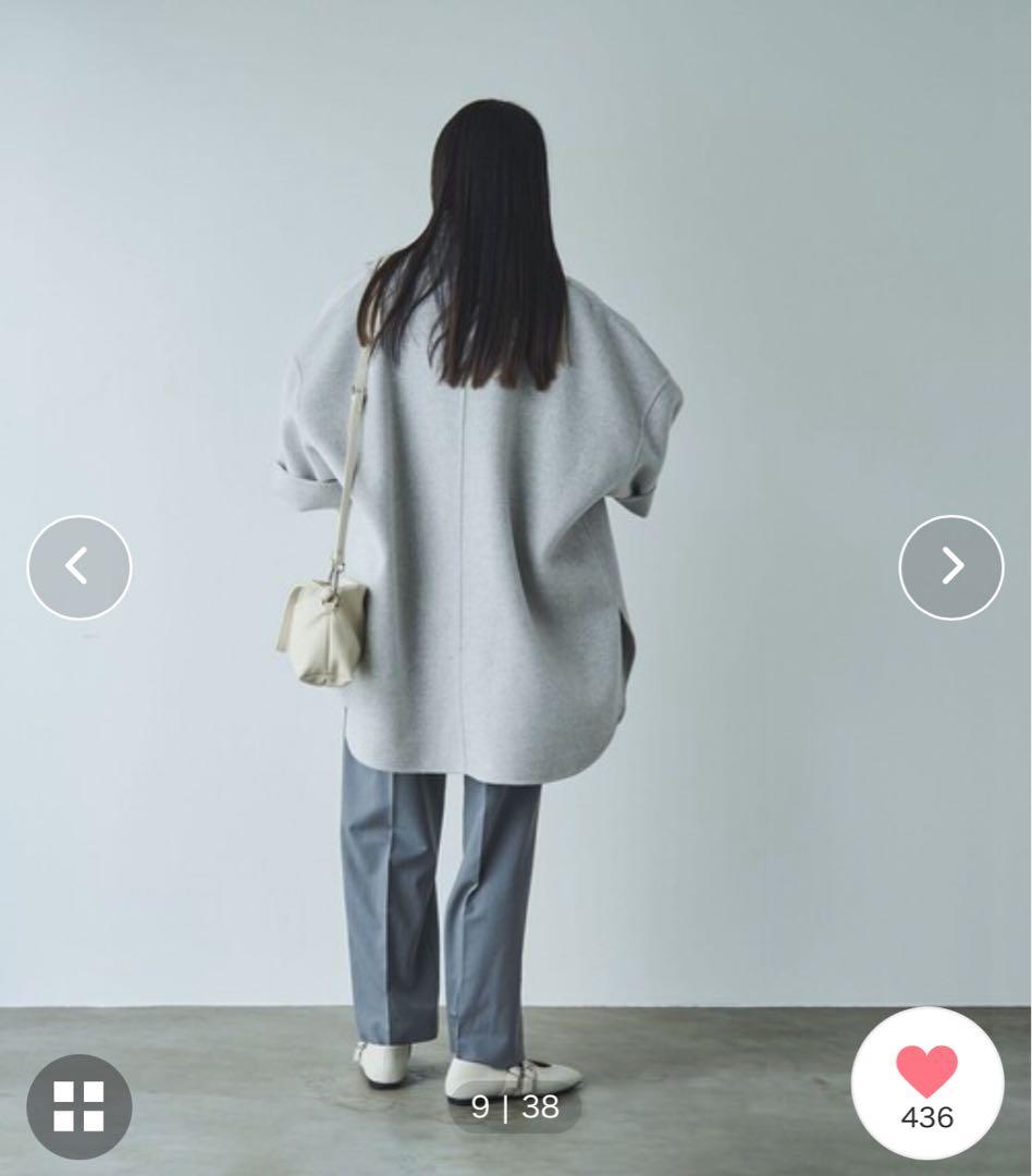 未使用　Ronel by coen ウールコート　リバーコート