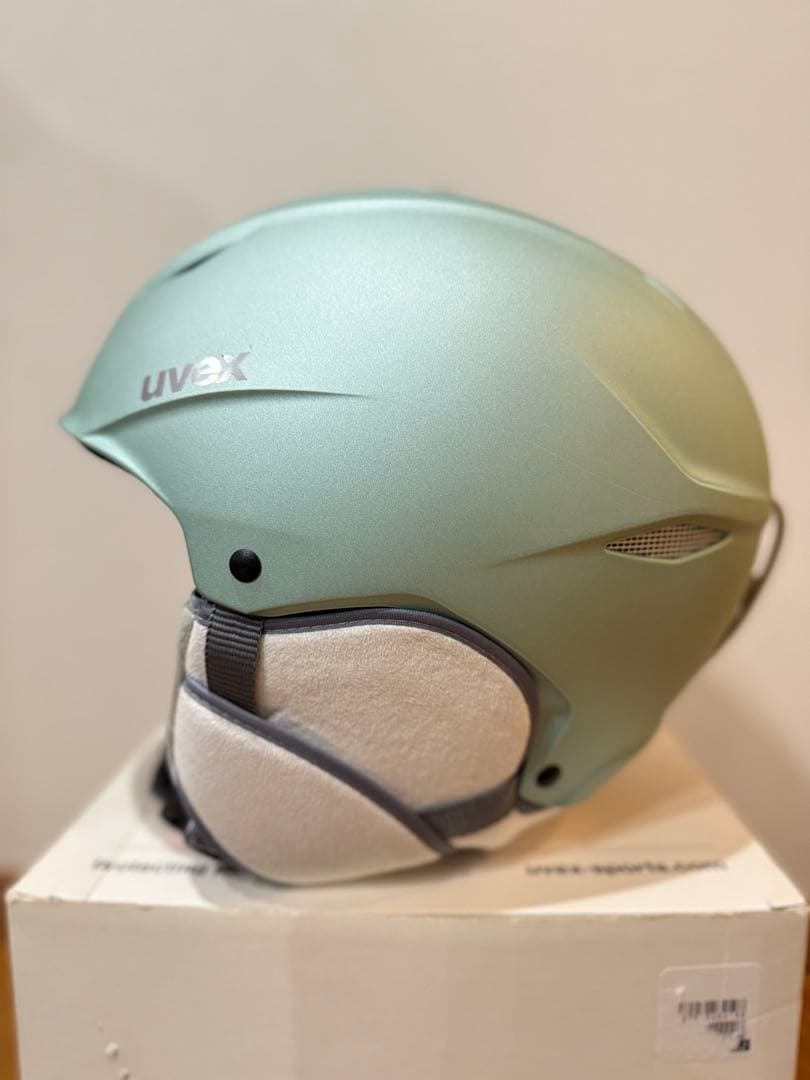 【超美品】uvex primo ヘルメット mint mat 55-59cm