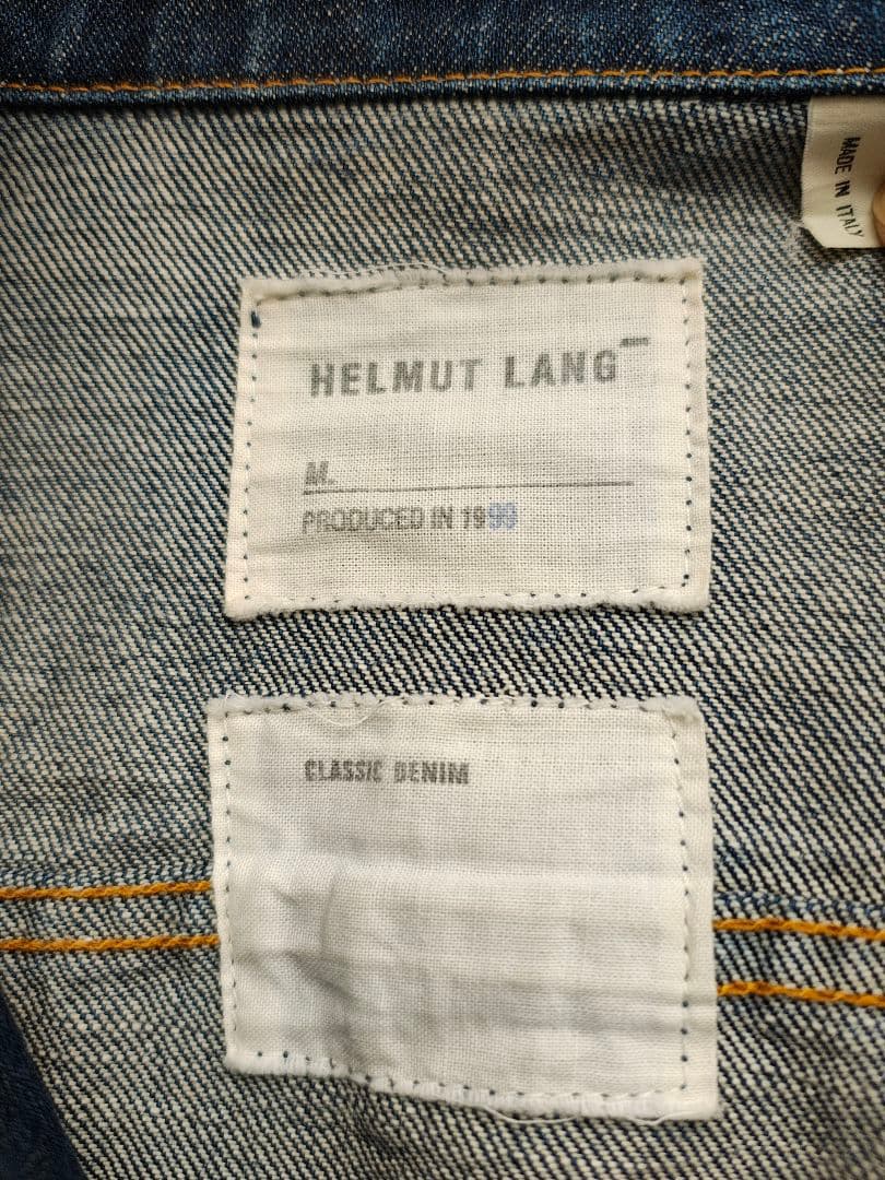 ビンテージHELMUT LANG 1999s イタリア製 デニムジャケット