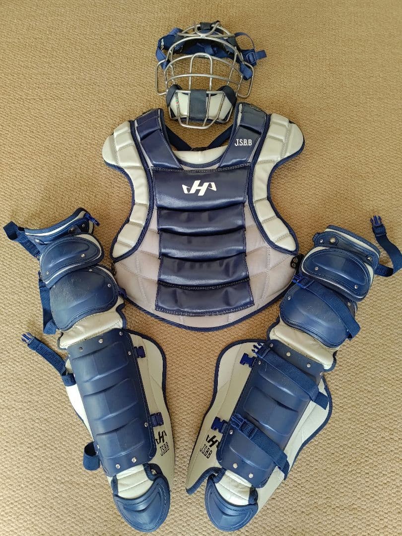 ハタケヤマ　軟式キャッチャー防具