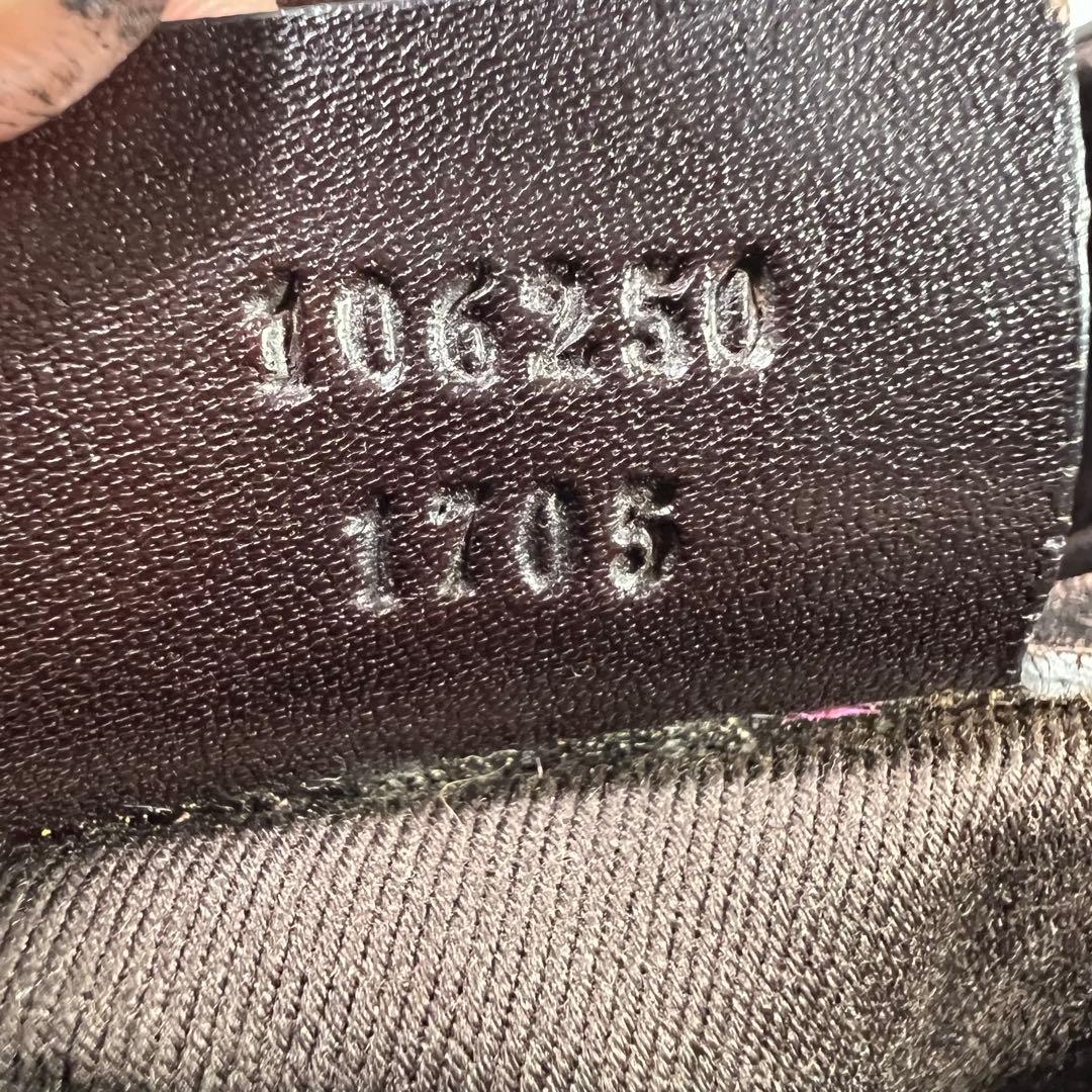 GUCCI グッチ ワンショルダーバッグ 三日月型　GG柄 レザー×キャンバス