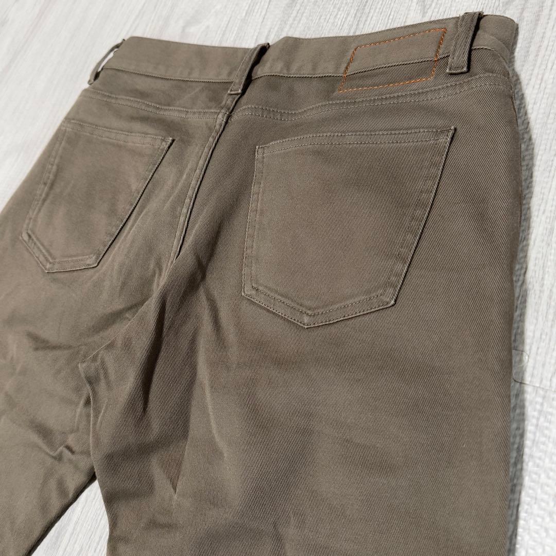 HERMES◆ ストレートカットジーンズ ブラウン