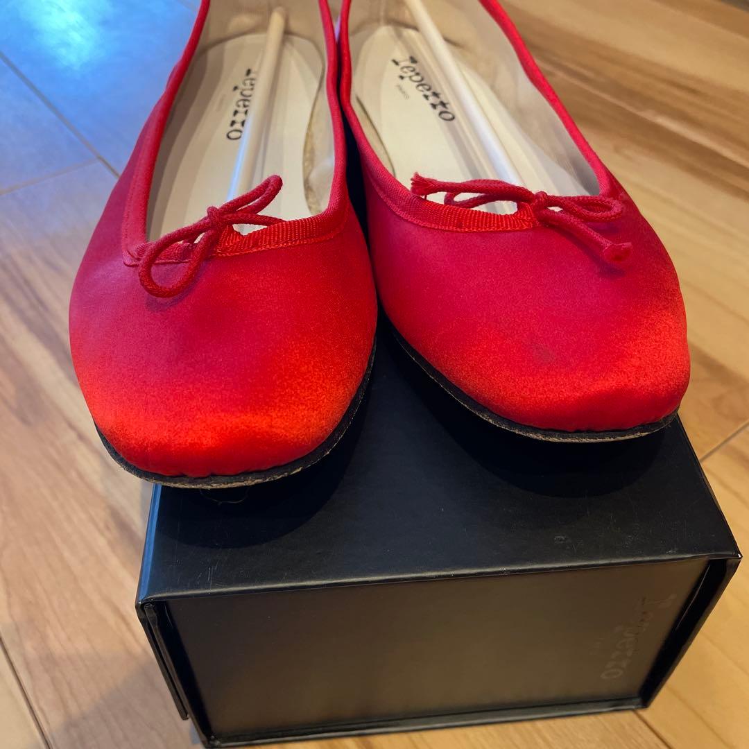 Repetto Cendrillon AD バレエシューズ 39 レッド