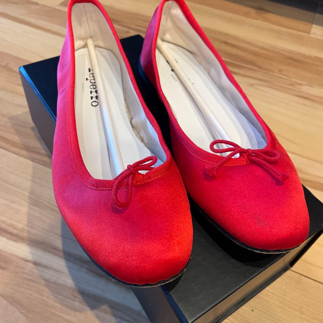Repetto Cendrillon AD バレエシューズ 39 レッド