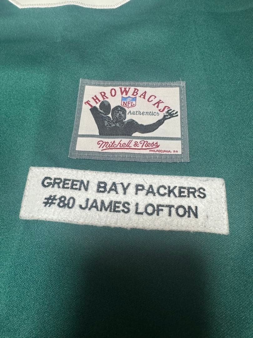 Mitchell&Ness グリーンベイ・パッカーズ ゲームシャツ