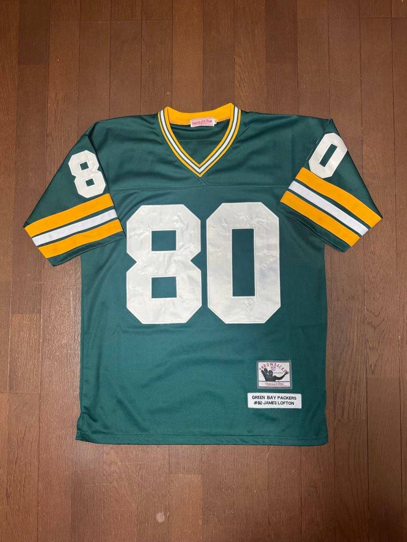 Mitchell&Ness グリーンベイ・パッカーズ ゲームシャツ