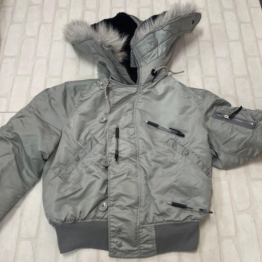 値下げ 80s アルファ ALPHA N-2B USA シルバー フライト JK