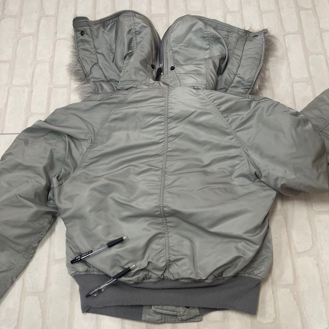 値下げ 80s アルファ ALPHA N-2B USA シルバー フライト JK