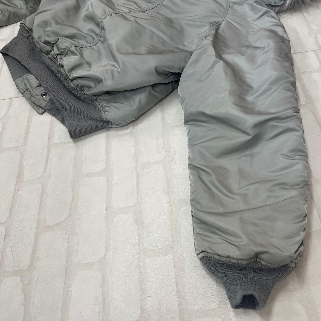 値下げ 80s アルファ ALPHA N-2B USA シルバー フライト JK