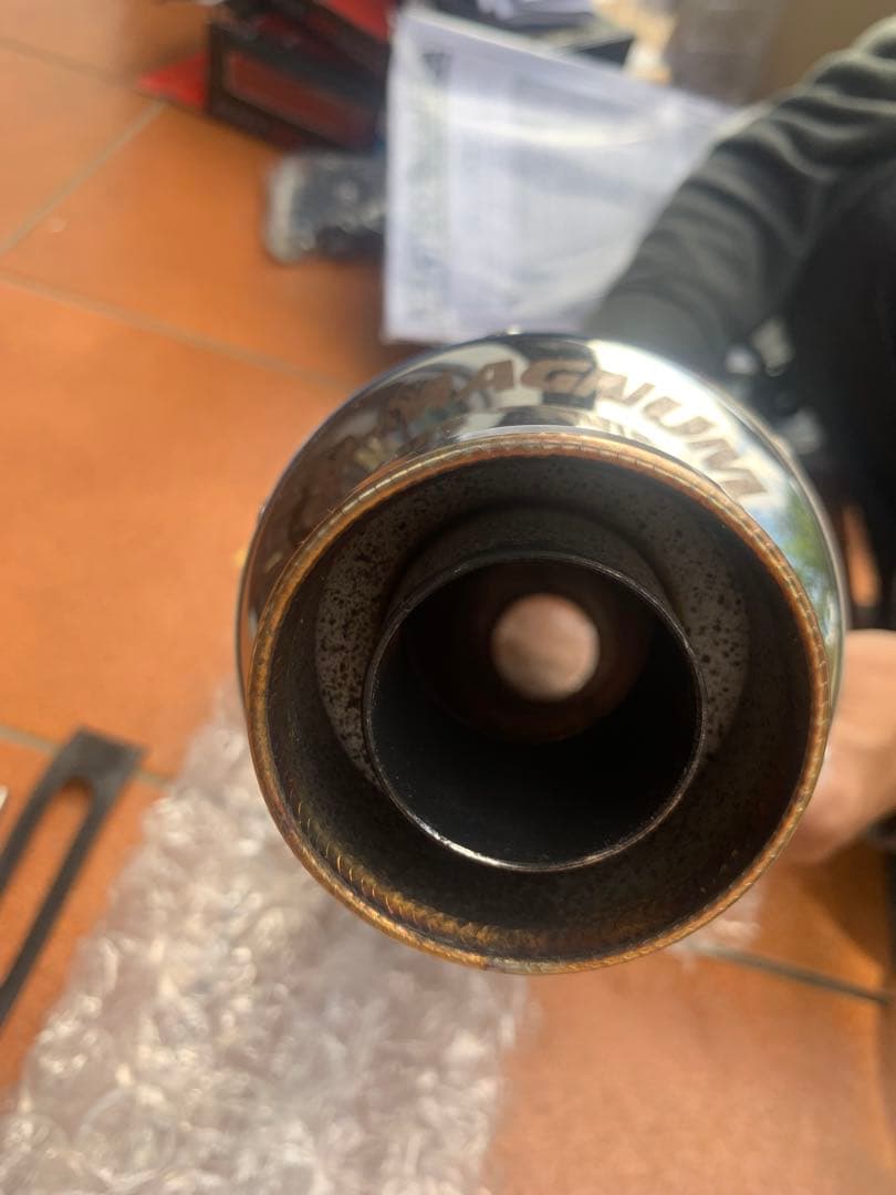 GB350 ヨシムラ　スリップオンチタンマフラー