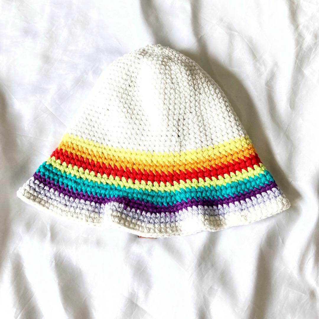 美品　完売品　LOEWE ロエベ　クロシェット　ハット　コットン&カーフ　ニット