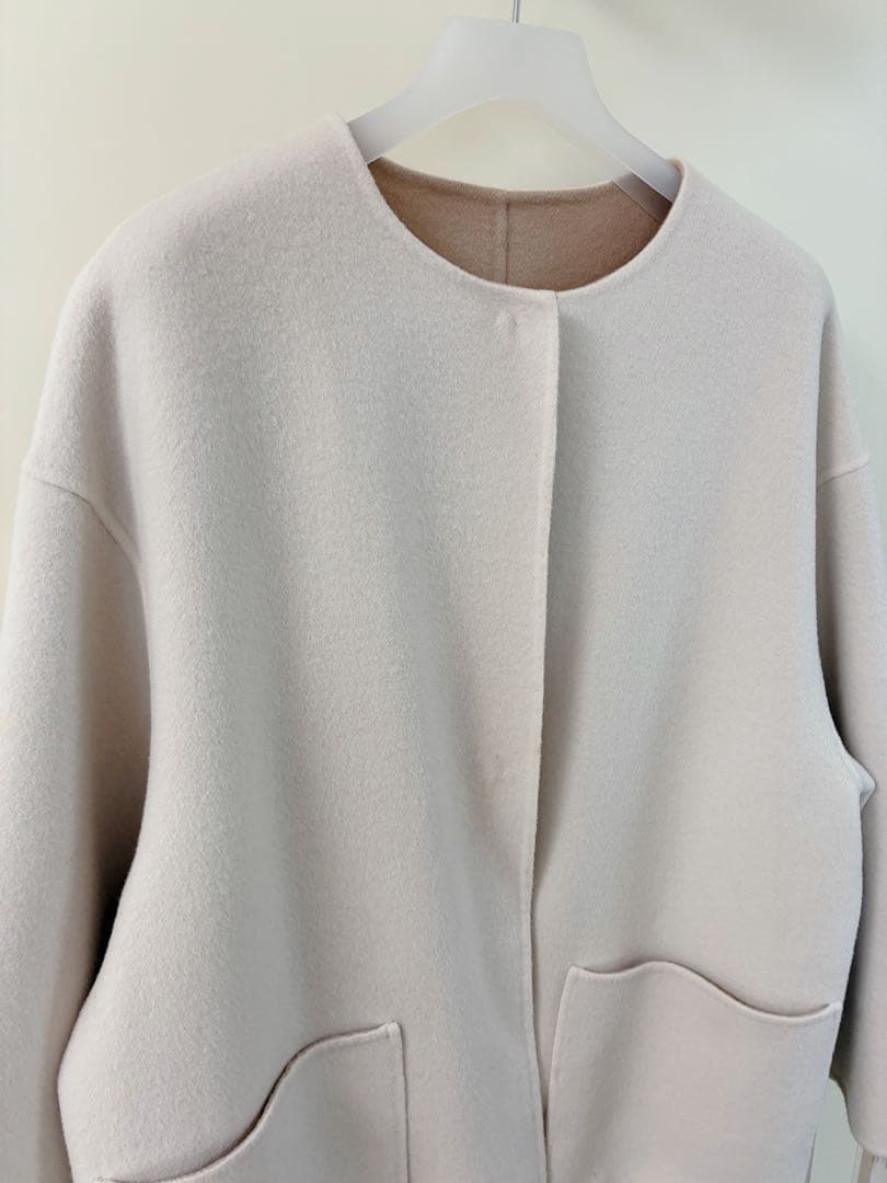 人気品 正規品 UNITED ARROWS バイカラーリバーミドルコート 36