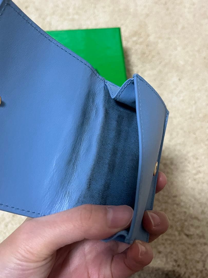 ボッテガヴェネタ イントレチャート タイニー三つ折りウォレット