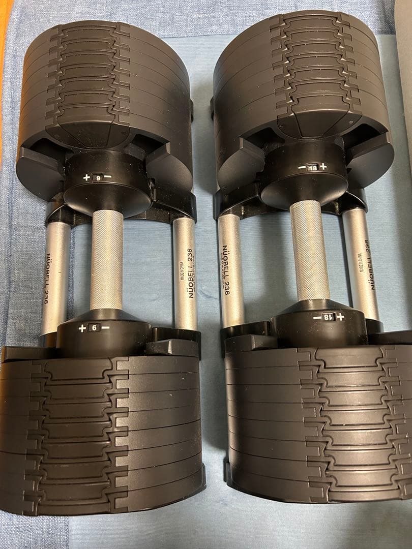 NUOBELL 可変式ダンベル 36kg 2個セット　＊引き渡しのみ