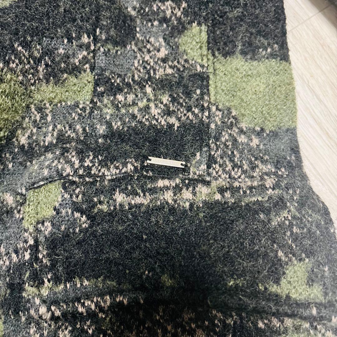 【極美品】メンズ ディーゼル アウター ロング 迷彩 秋冬 ジャケット コート