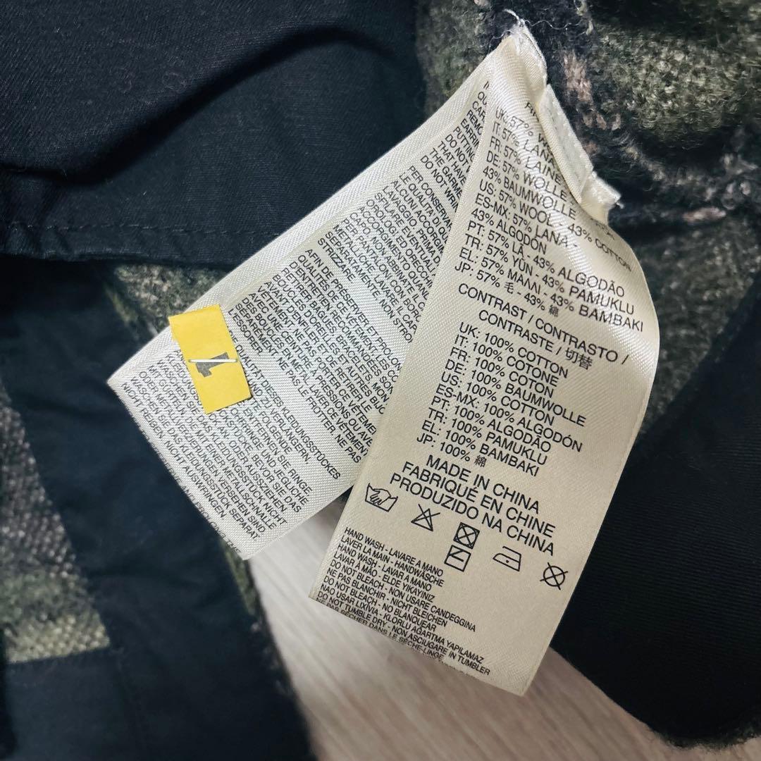 【極美品】メンズ ディーゼル アウター ロング 迷彩 秋冬 ジャケット コート