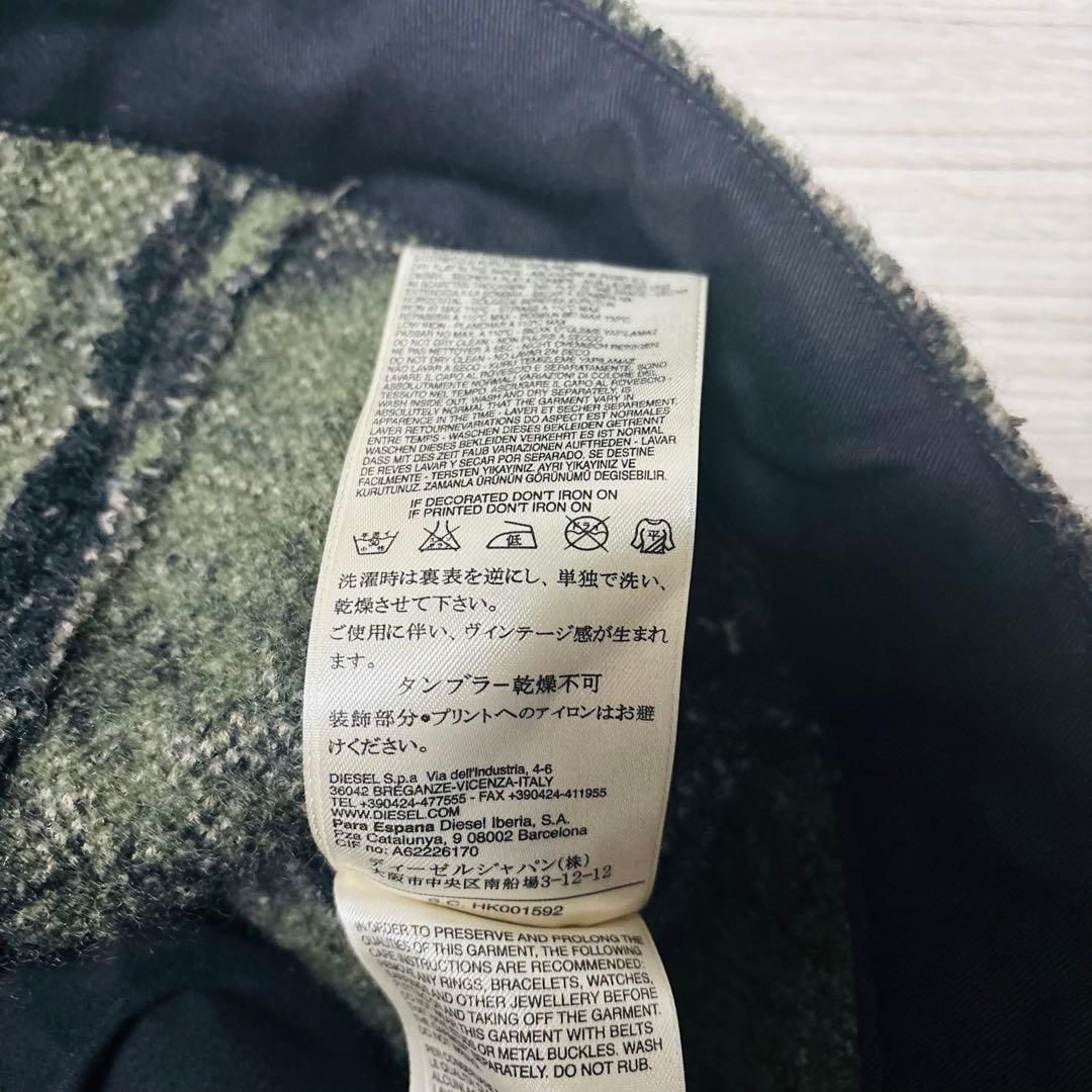 【極美品】メンズ ディーゼル アウター ロング 迷彩 秋冬 ジャケット コート