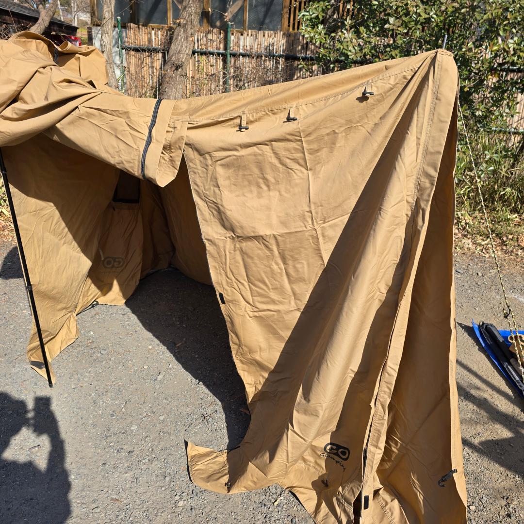 【GO Glamping】パップテントTC +〈カスタム豪華フルSET！〉