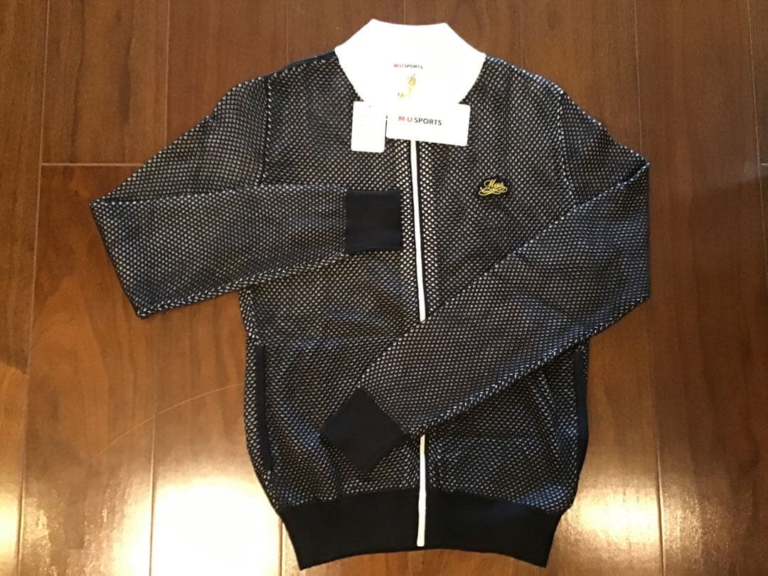 M-U SPORTS メッシュジャケット ブラック40☆新品未使用☆ウエサコ