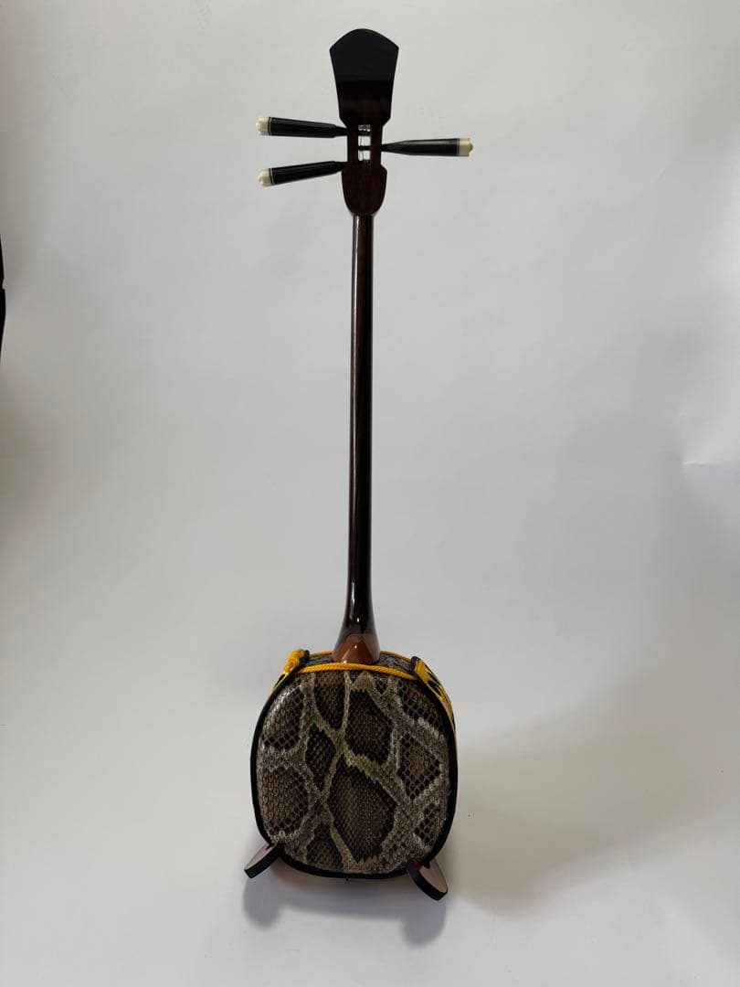 三線 蛇皮 与那城型 ハードケースセット