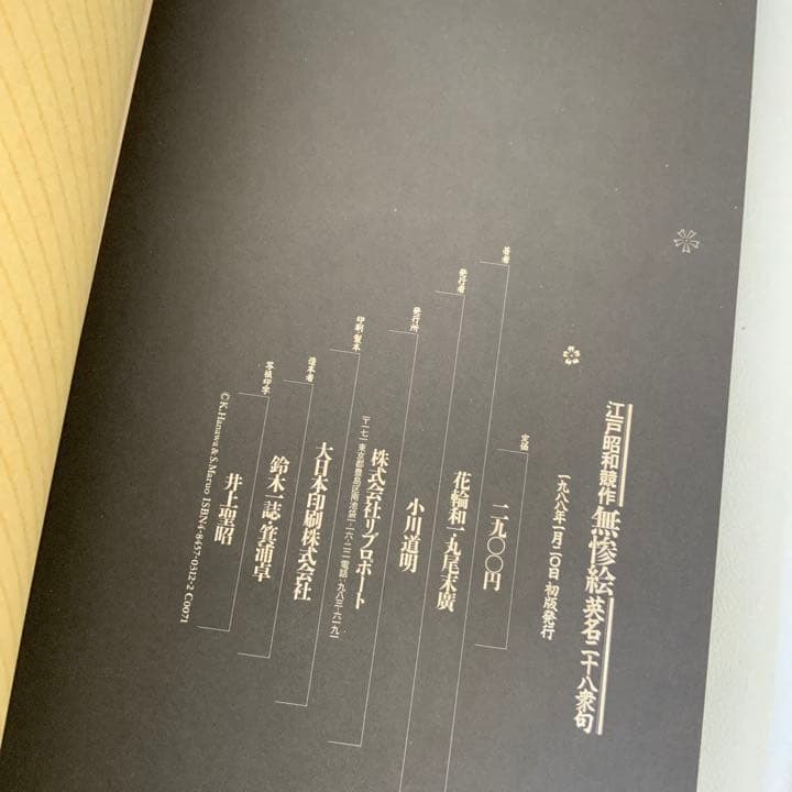 無惨絵　丸尾末廣と花輪和一サイン入り　英名二十八衆句　リブロポート