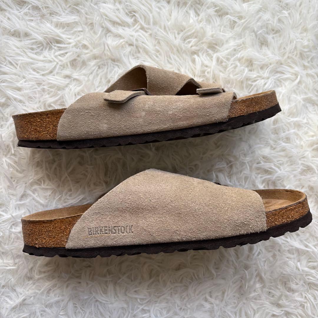 【26.0cm】ビルケンシュトック　チューリッヒ　カーキ　スウェード