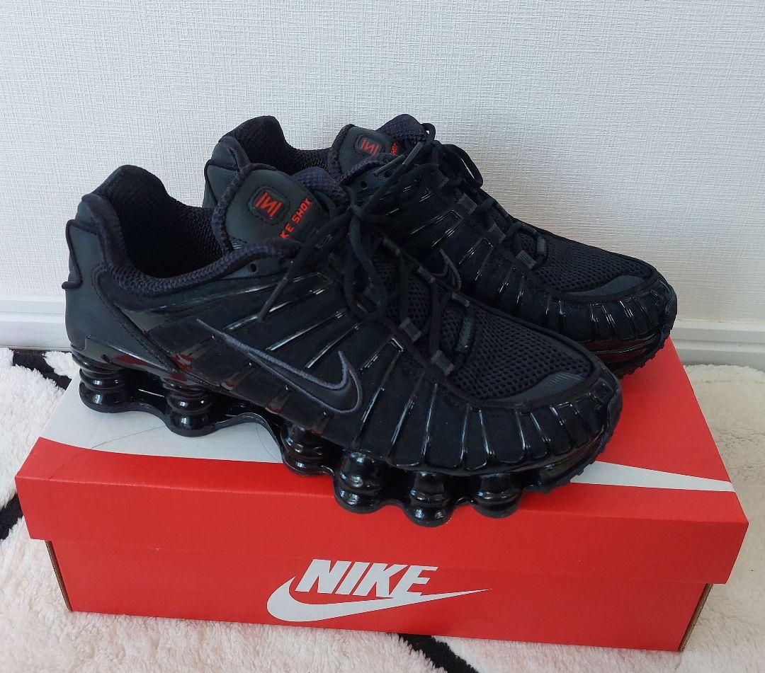 NIKE SHOX TL Black 24.5～25.0cm