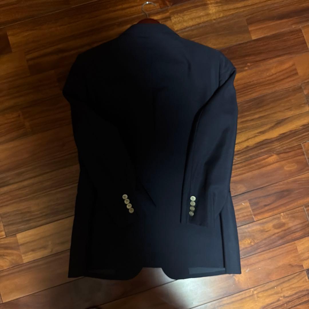 バーバリー テーラードジャケット ネイビー 紺ブレ 金ボタン A4