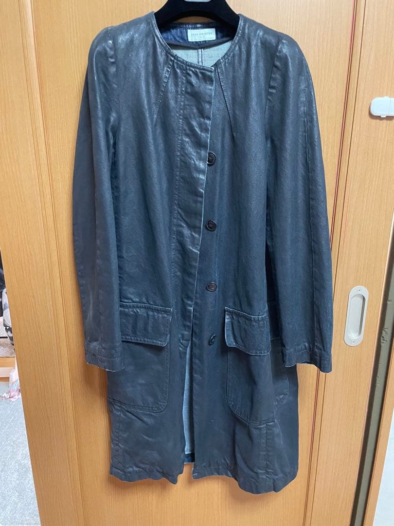 DRIES VAN NOTEN グレー ロングコート