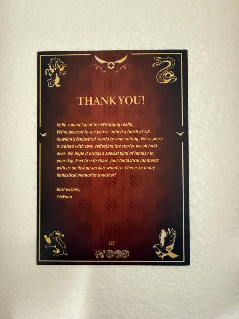 ハリーポッター公式品ウィーズリー家の木製掛け時計 レプリカ アンティーク 限定版