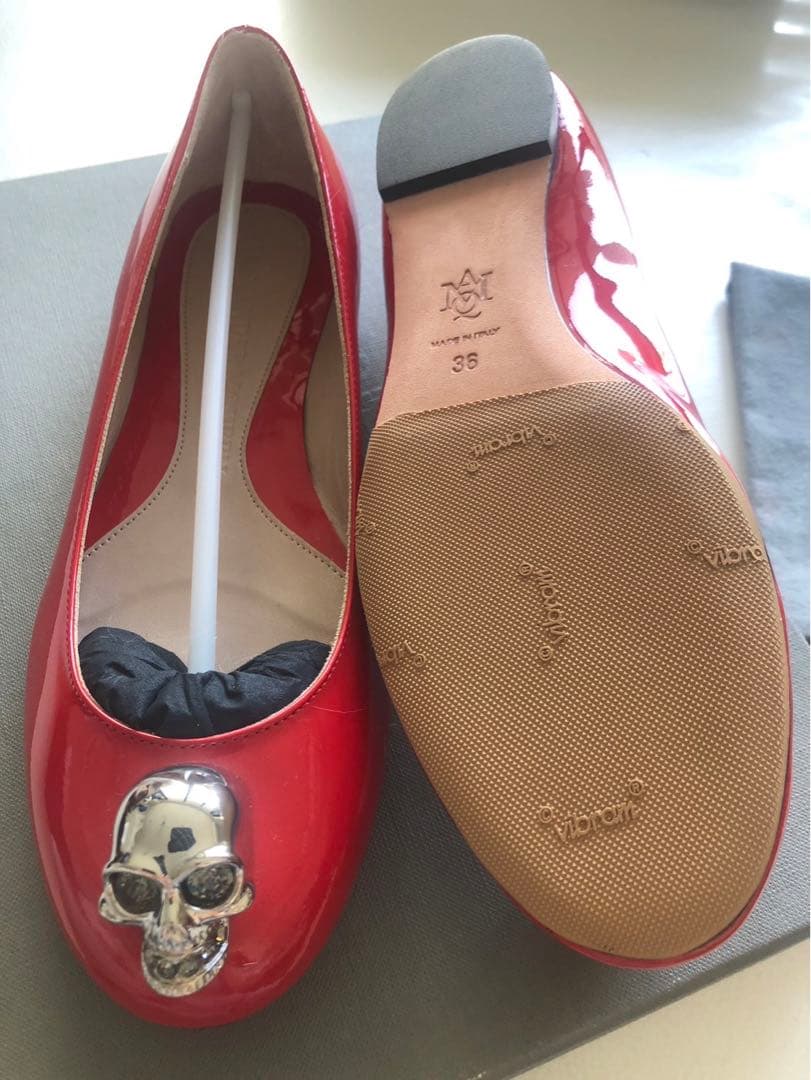 ALEXANDER McQUEEN フラットシューズ　スカル　マックイーン