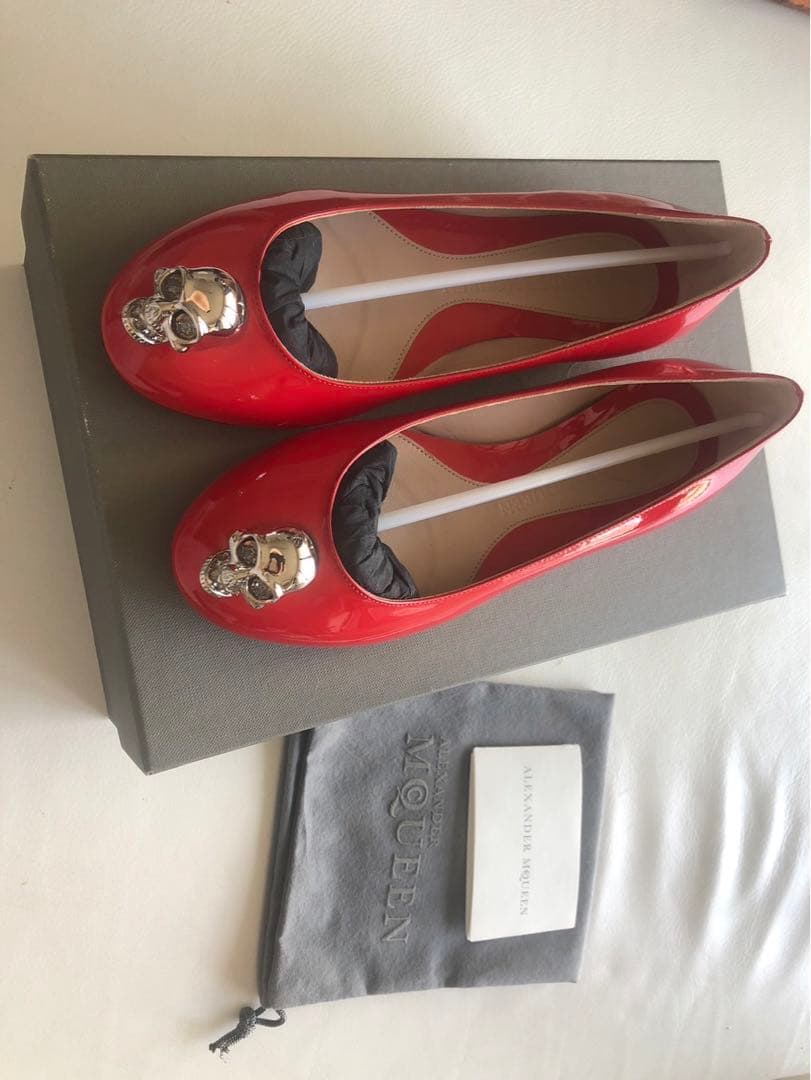 ALEXANDER McQUEEN フラットシューズ　スカル　マックイーン