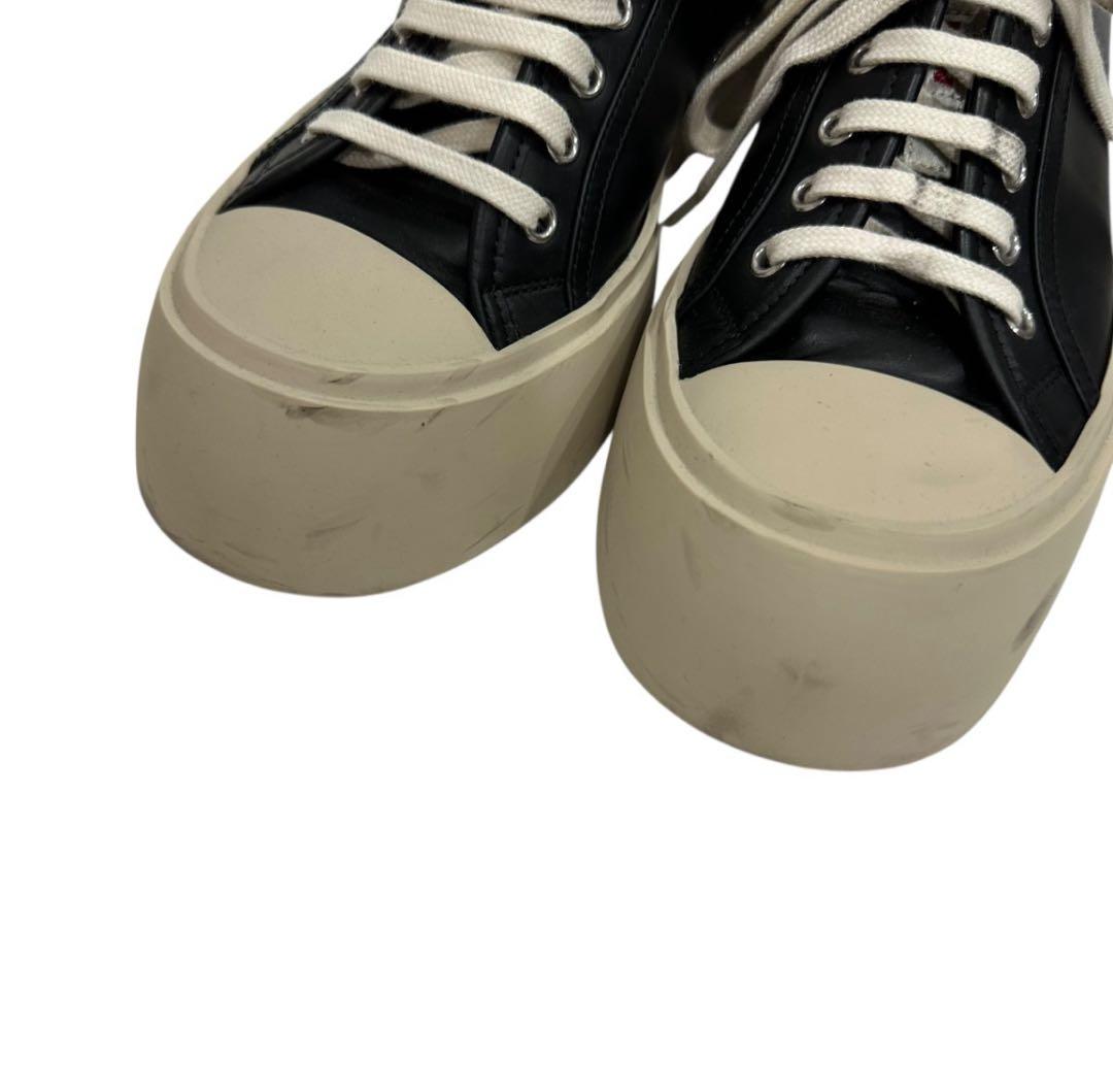 marni マルニ pablo パブロ 40ブラック レザー スニーカー