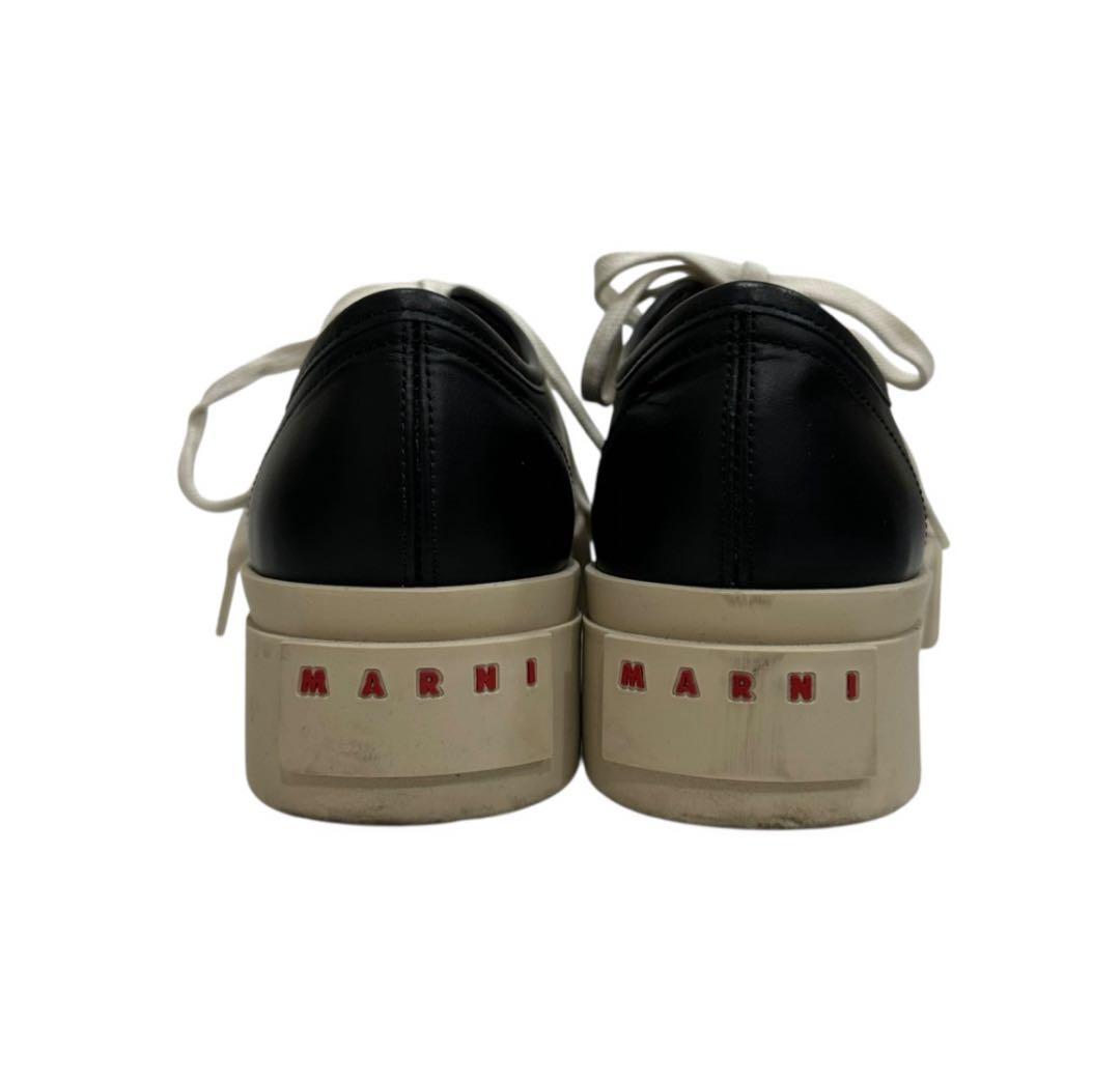 marni マルニ pablo パブロ 40ブラック レザー スニーカー