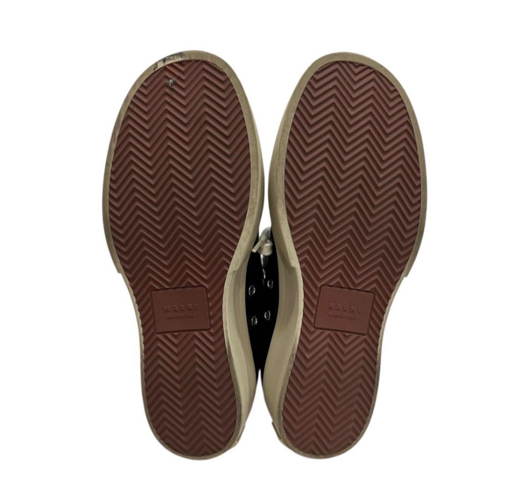 marni マルニ pablo パブロ 40ブラック レザー スニーカー