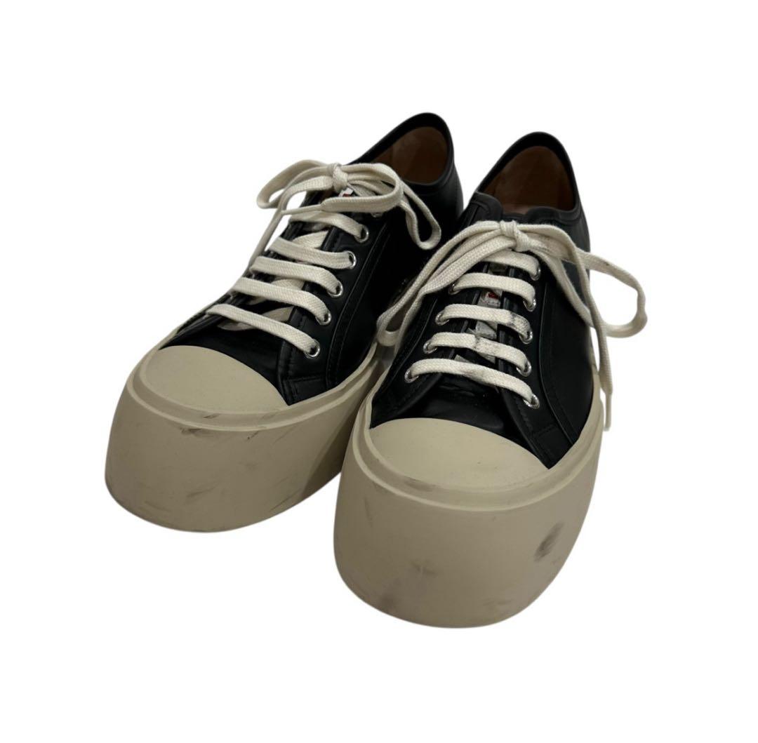 marni マルニ pablo パブロ 40ブラック レザー スニーカー