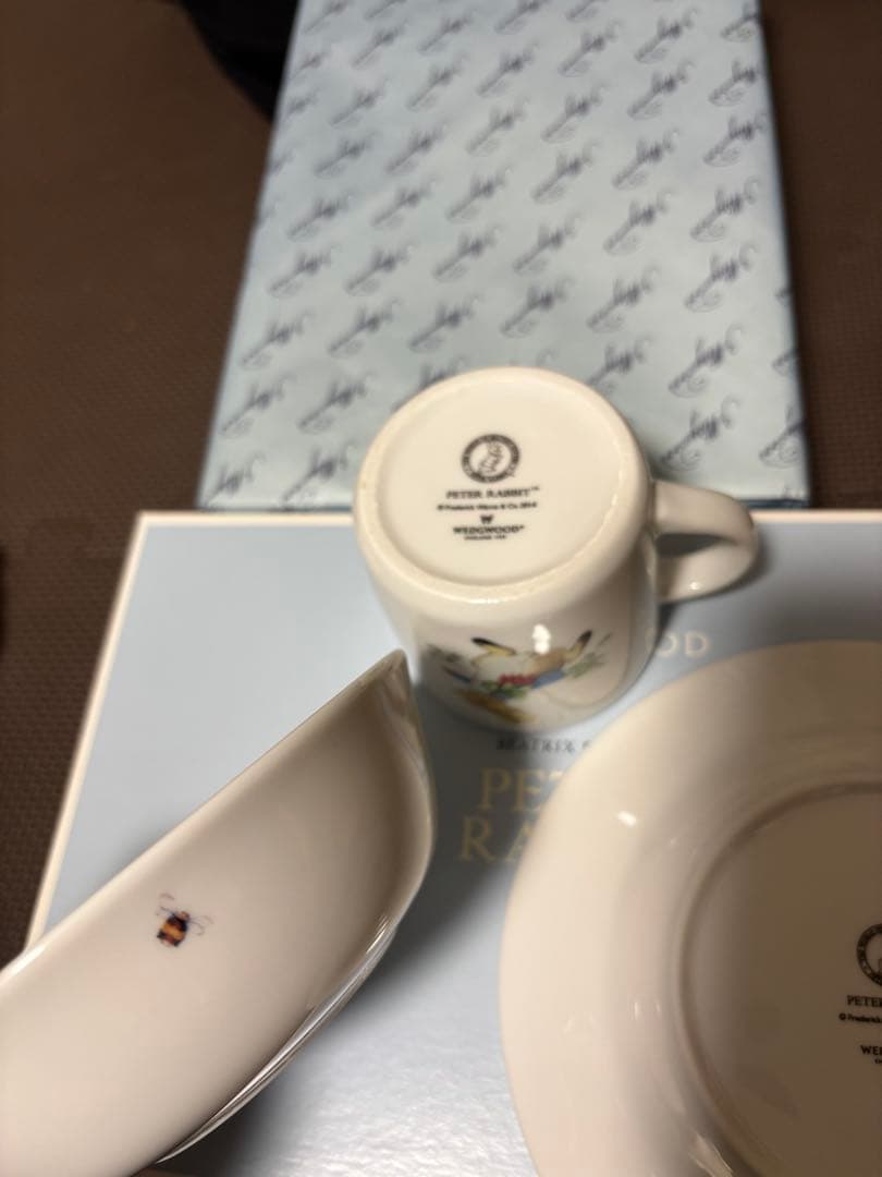 新品未使用　 ピーターラビット食器　計6点