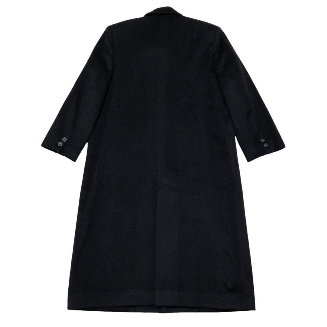 極美品 最高級カシミヤ100%✨高島屋 ステンカラーコート ロング 黒 11