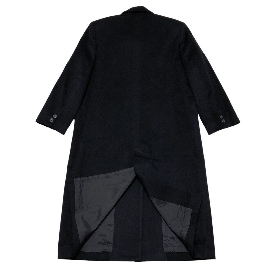 極美品 最高級カシミヤ100%✨高島屋 ステンカラーコート ロング 黒 11