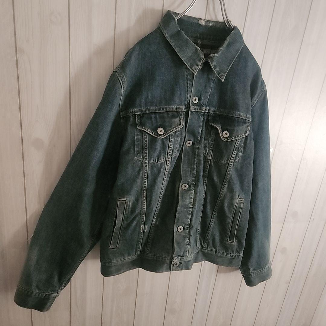 【人気トレンド】オールドステューシー 裏地チェック デニムジャケット